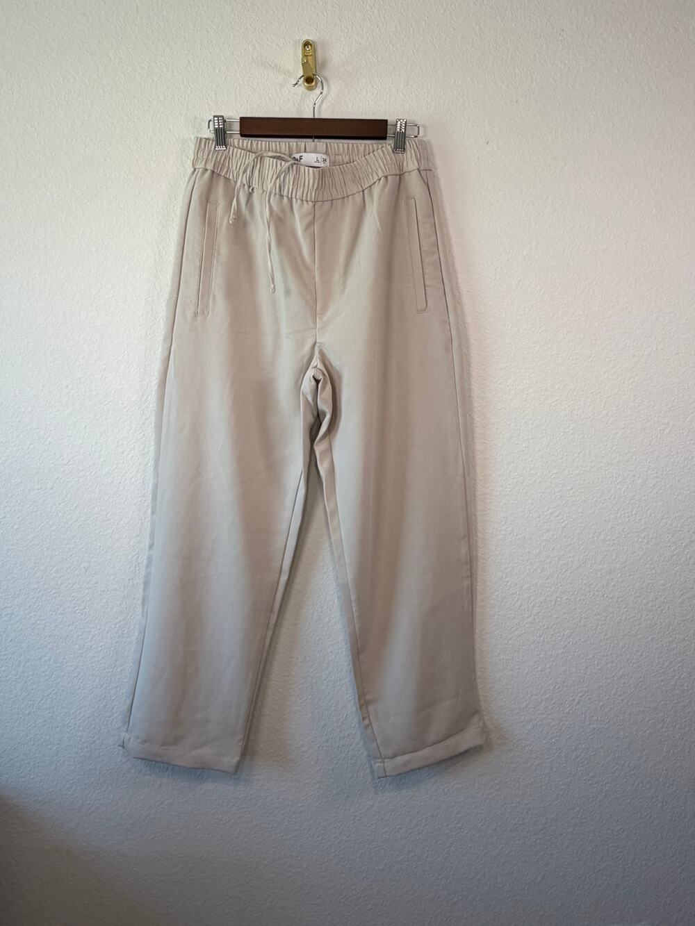 Denim & Flower D&F Ricky Singh Relaxed Fit Elastic Drawstring City Trousers L 34